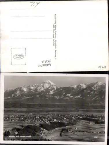 243414,Villach Totale m. Karawanken pub Franz Schilcher 1704