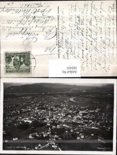 243431,Villach Totale Fliegeraufnahme 1207