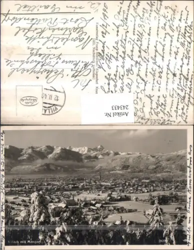 243433,Villach Totale m. Mangart Winterbild pub Franz Schilcher 2637