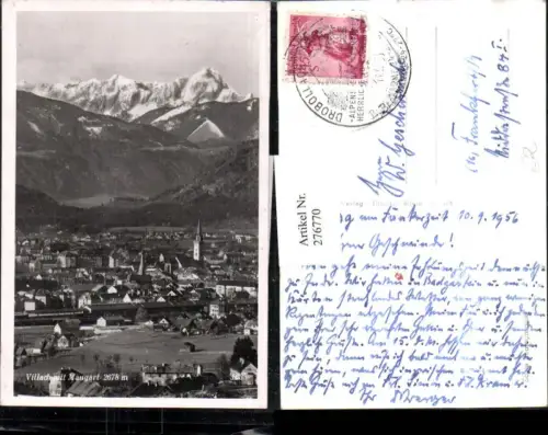 276770,Villach Totale m. Mangart Bergkulisse