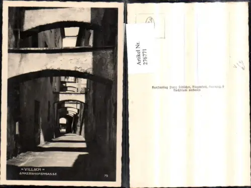 276771,Villach Ankershofengasse Gasse pub Franz Schilcher 75