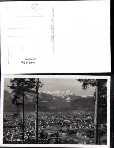276775,Villach Totale m. Mangart Bergkulisse pub Franz Schilcher 2956