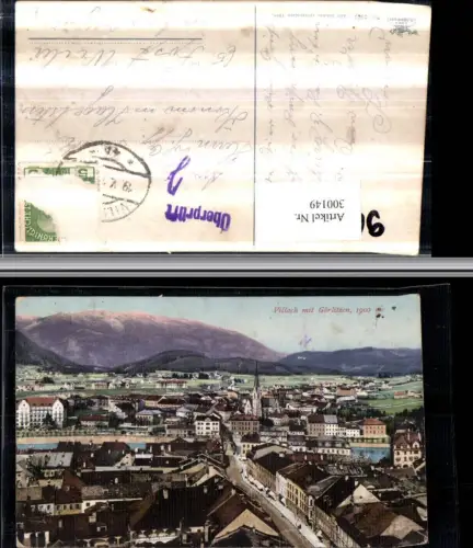 300149,Villach Teilansicht m. Görlitzen Bergkulisse
