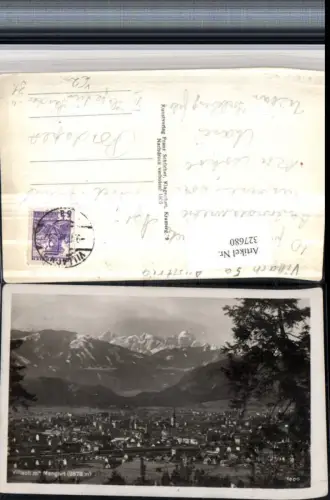 327680,Villach Totale m. Mangart Bergkulisse pub Franz Schilcher 1006