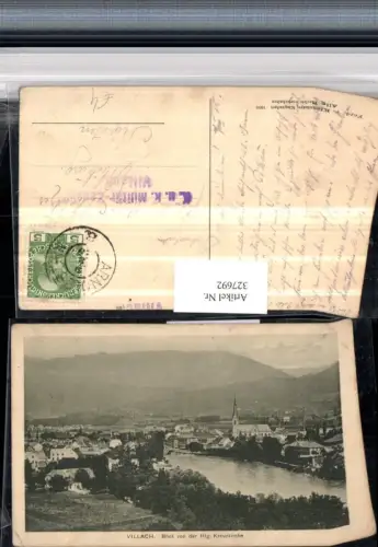 327692,Villach Teilansicht von d. Heiligen Kreuzkirche