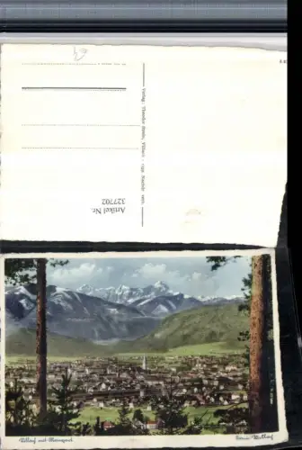 327702,Villach Totale m. Mangart Bergkulisse