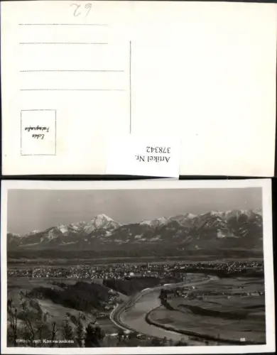 378342,Villach Totale m. Karawanken Bergkulisse