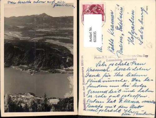 655035,Foto Ak Aussicht v. d. Kanzelwarte b. Villach