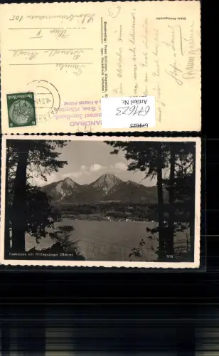671623,Foto Ak Faakersee mit Mittagskogel Egg am Faaker See Villach