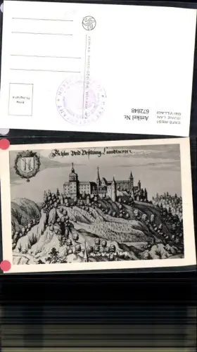 672848,Künstler Ak Ruine Landskron Landskron Villach