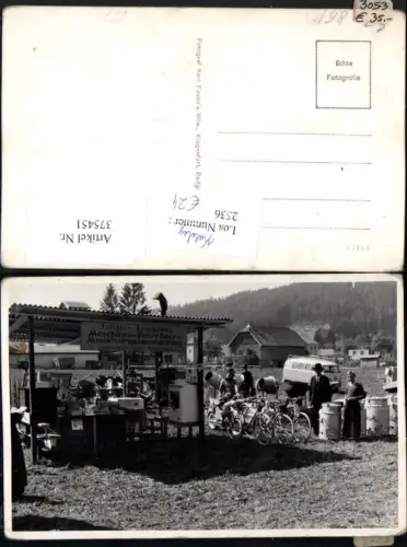 375451,Foto AK Sagerberg b. Eberndorf Johann Lomsehek Handlung Maschinen Fahrräder Instrumente