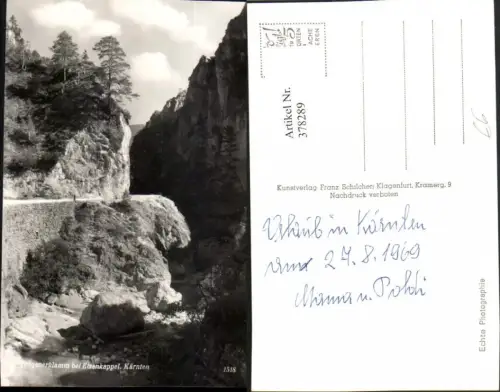 378289,Trögenerklamm Klamm b. Eisenkappel