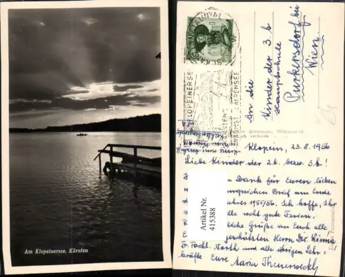 415388,Klopeinersee See b. St. Kanzian Stimmungsbild