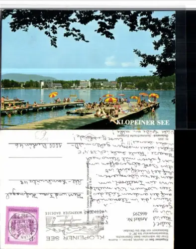 466295,Klopeinersee See b. St. Kanzian Strandbad Steg