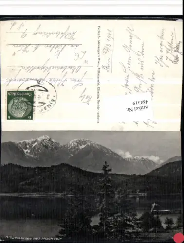 484319,Klopeinersee See b. St. Kanzian m. Hochobir Bergkulisse