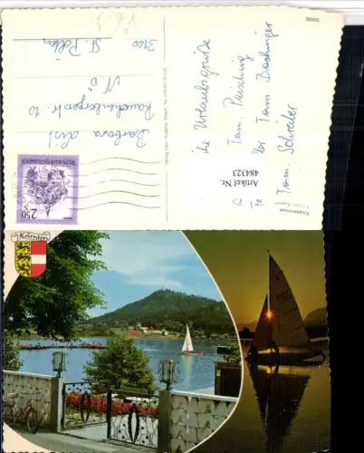 484323,Klopeinersee See b. St. Kanzian Segelboot pub Hans Hudelist 2005