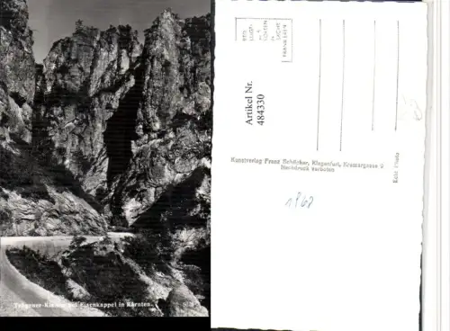 484330,Trögener-Klamm b. Eisenkappel Felswand
