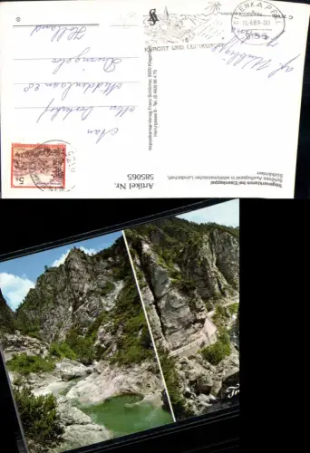 585065,Mehrbild Ak Trögerner Klamm Eisenkappel-Vellach Trögenerklamm b. Eisenkappel