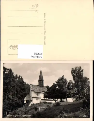 589092,Klopeinersee St. Kanzian Daniel Kapelle