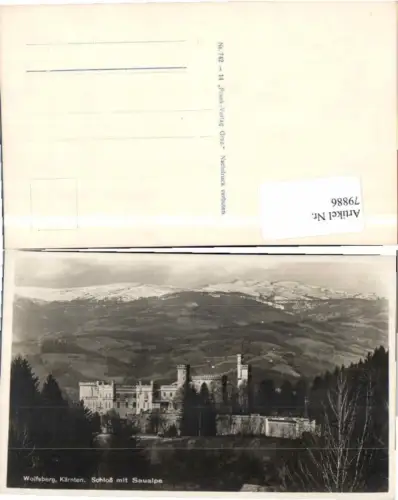 79886,Wolfsberg Schloss m. Saualpe