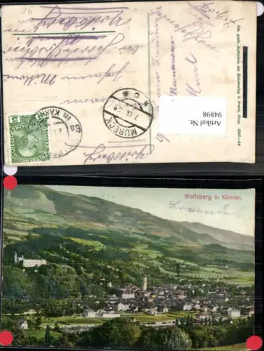 94898,Wolfsberg in Kärnten Tolle COLOR 1907