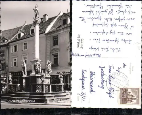243275,Wolfsberg Pestsäule Mariensäule