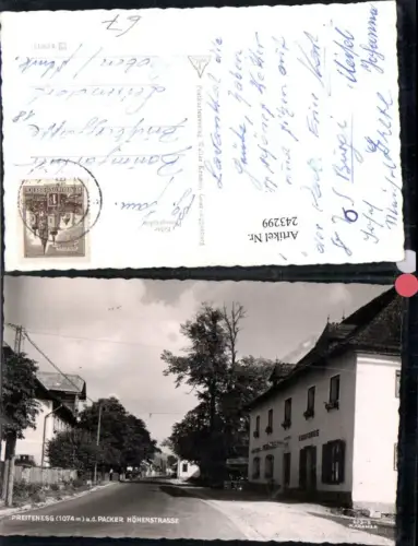 243299,Preitenegg an d. Packer Höhenstraße Straßenansicht Kaufhaus Gasthof