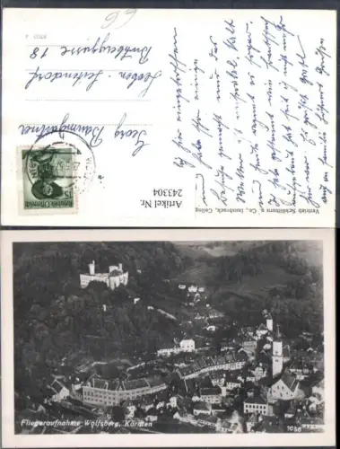 243304,Wolfsberg Totale Fliegeraufnahme 1086