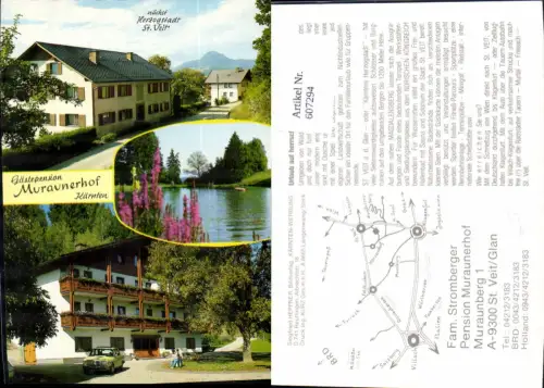 607294,Mehrbild Ak St Veit a. d. Glan Pension Muraunerhof