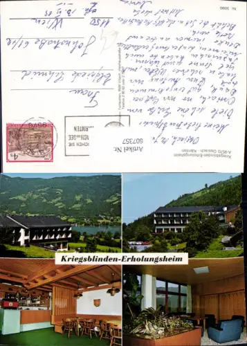 607357,Mehrbild Ak Ossiach Kriegsblinden-Erholungsheim