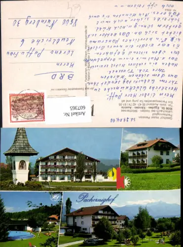 607365,Mehrbild Ak St Egyden Kärnten Gasthof Pension Pachernighof Latschach b. Velden