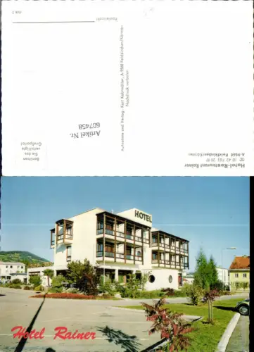 607458,Feldkirchen Hotel Restaurant Rainer