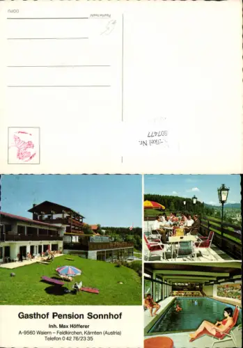 607477,Waiern Feldkirchen Gasthof Sonnhof