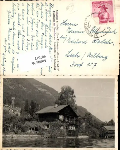 607512,tolle Foto-AK Annenheim am Ossiachersee Hotel Pension Haus