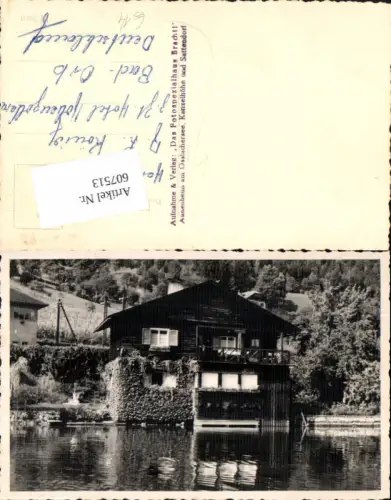 607513,tolle Foto-AK Annenheim am Ossiachersee Hotel Pension Haus