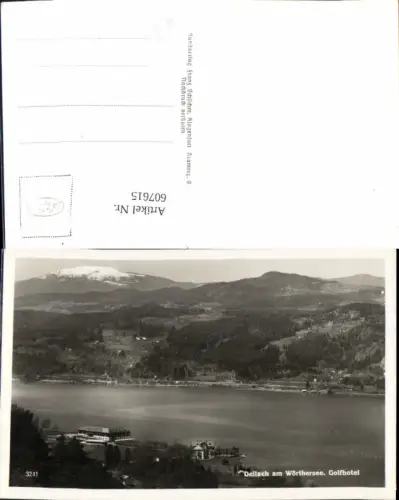 607615,Foto Ak Dellach a. Wörthersee Golfhotel