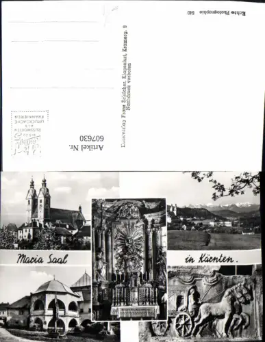 607630,Mehrbild Ak Maria Saal i. Kärnten Kirche Altar