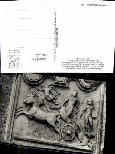 607655,Foto Ak Maria Saal Detailansicht Relief Kirche