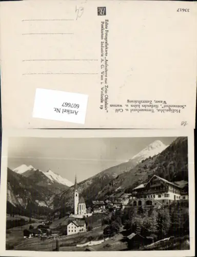 607667,Heiligenblut Terrassenhotel u. Cafe Sonnenhof