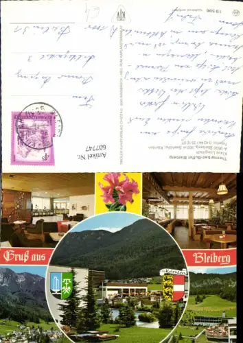 607747,Mehrbild Ak Bad Bleiberg Thermalbad-Buffet Bleiberg Schwimmbad