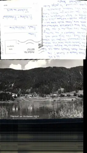 607757,Foto Ak Oberdorf a. Weißensee Techendorf