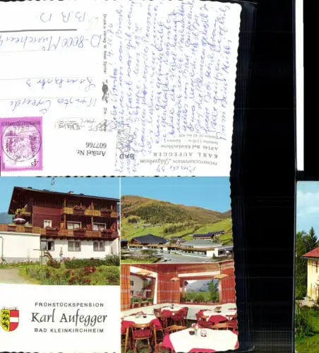 607766,Mehrbild Ak Bad Kleinkirchheim Frühstückspension Jägerheim