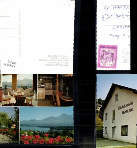 607772,Mehrbild Ak Drobollach a. Faakersee Hotel Pension Schönruh