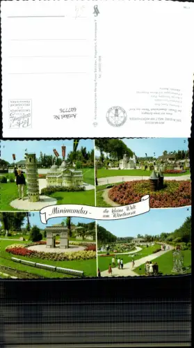 607776,Mehrbild Ak Klagenfurt am Wörthersee Minimundus