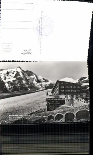 607904,Foto Ak Franz-Josefs-Höhe Pasterze Gletscher Heiligenblut a. Großglockner