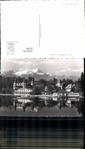 607905,Foto Ak Velden a. Wörthersee Schlosshotel