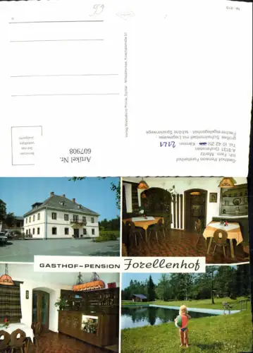 607908,Mehrbild Ak Grafenstein Gasthof Pension Forellenhof