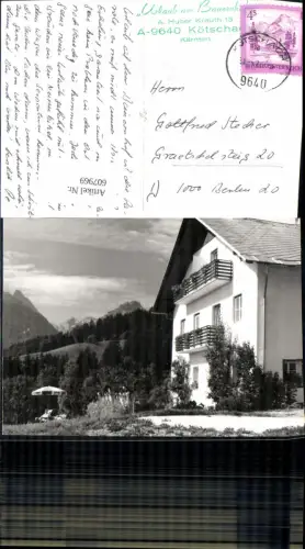 607969,Foto Ak Kötschach Kötschach-Mauthen Urlaub a. Bauernhof Kreuth Fam. Huber