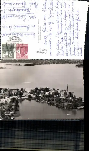 607972,Luftbild Maria Wörth Totale