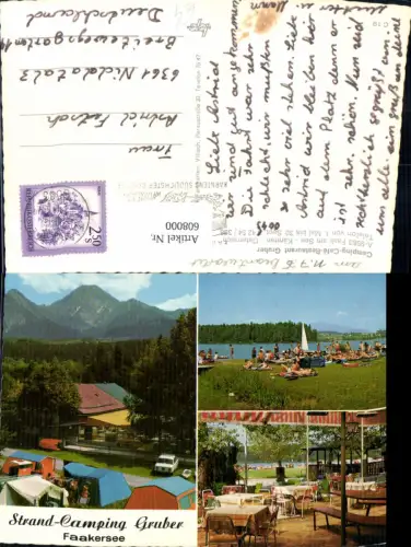 608000,Faak a. See Camping Cafe Restaurant Gruber